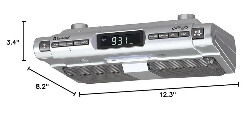 JENSEN SMPS-628 Under Cabinet Universal Bluetooth Music System Replacement Unit