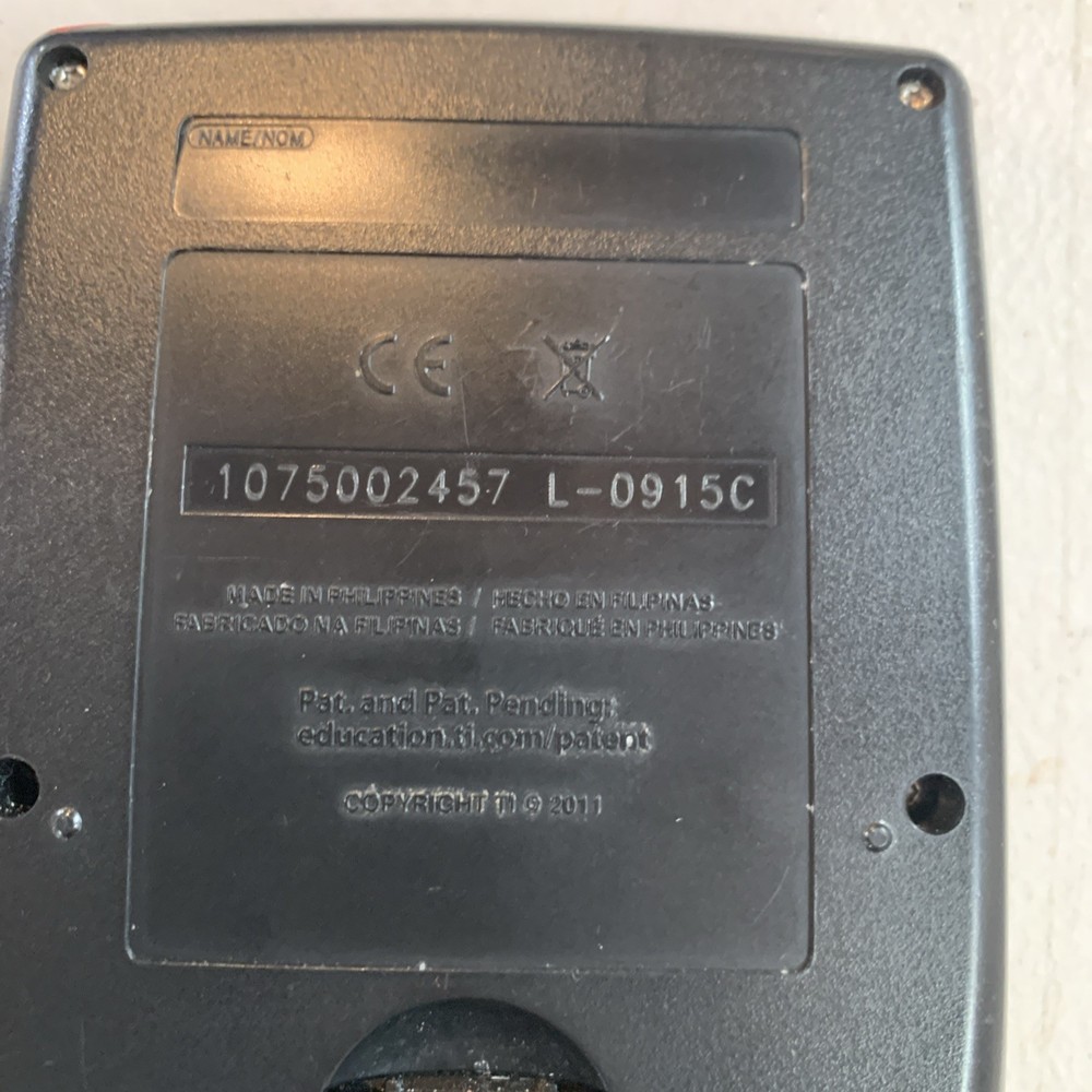 Texas Instruments TI-83 Plus Calculator with Cover - Tested & Working