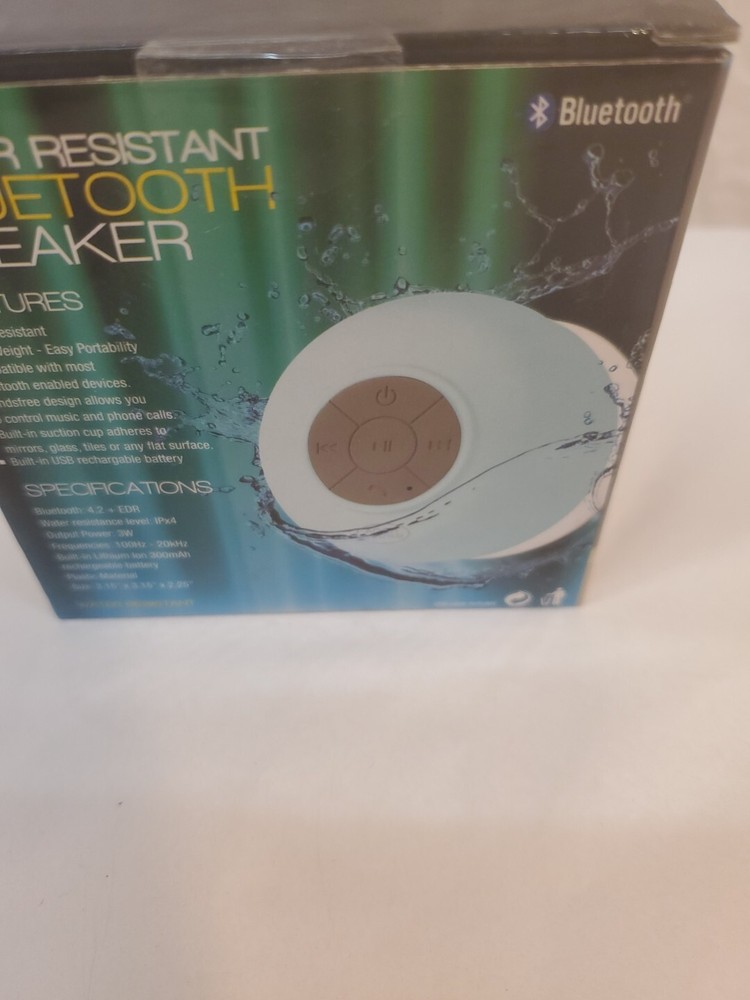 Aqua Sound Water Resistant Bluetooth Speaker