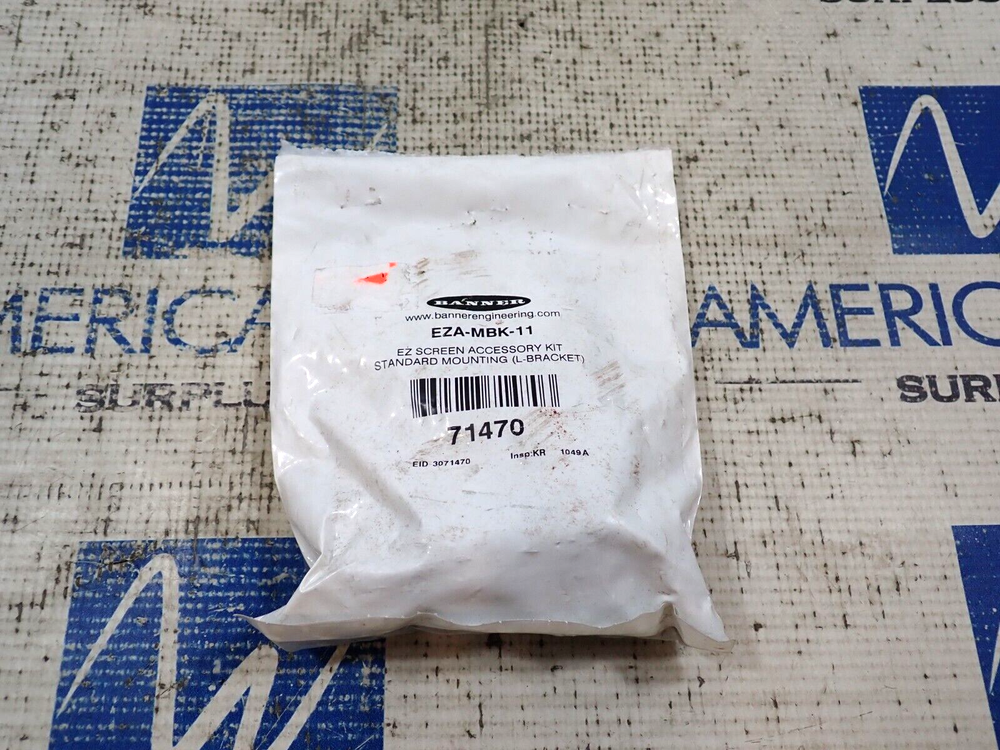 Banner EZA-MBK-11 EZ Screen Standard Mounting (L-Bracket)