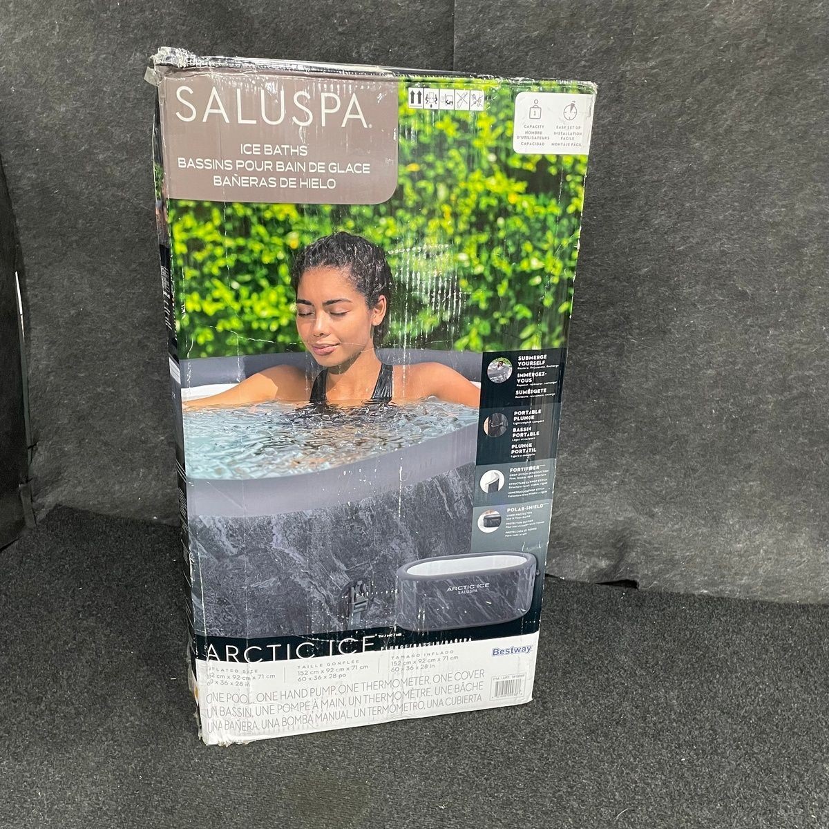 BESTWAY Saluspa Artic Ice Inflatable 60" x 36" x 28"*