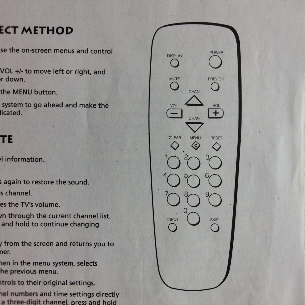 RCA Television Users Guide Vintage V Chip 1999 Thompson