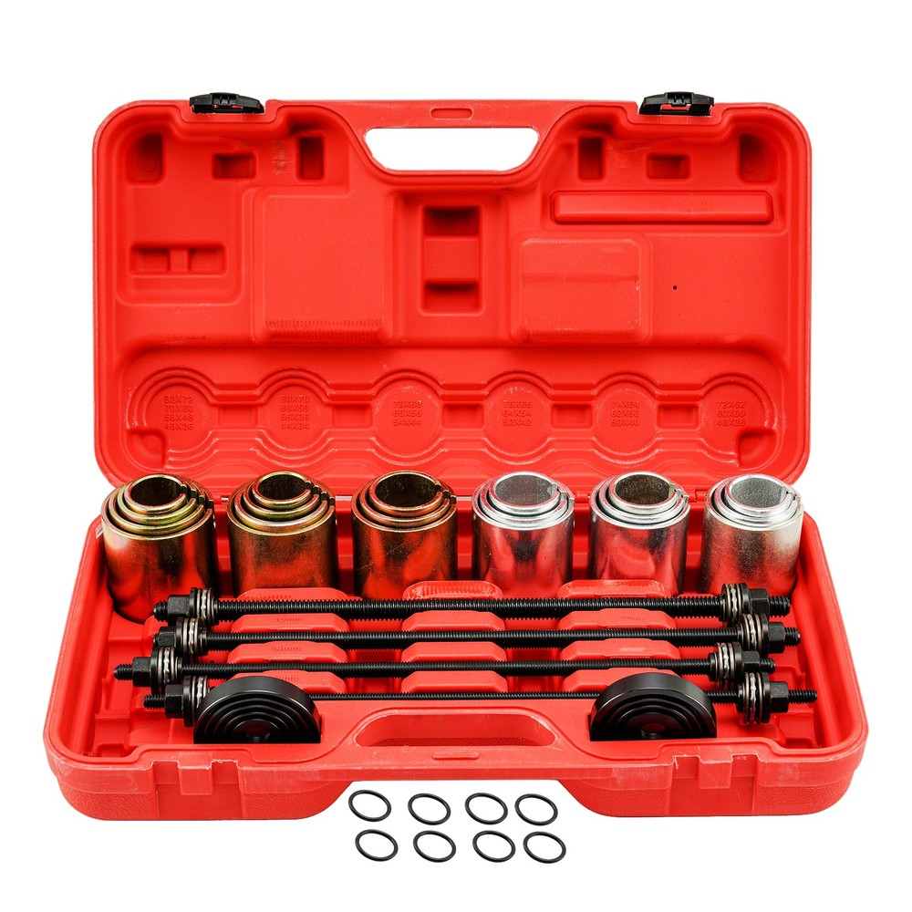 26pcs Universal Press & Pull Sleeve Kit Bush Bearing Removal Insertion Tool