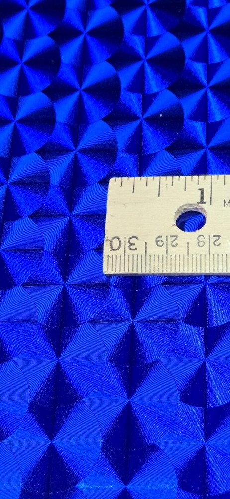 Royal Blue Large Engine Turn Sign Plotter Cutter Vinyl