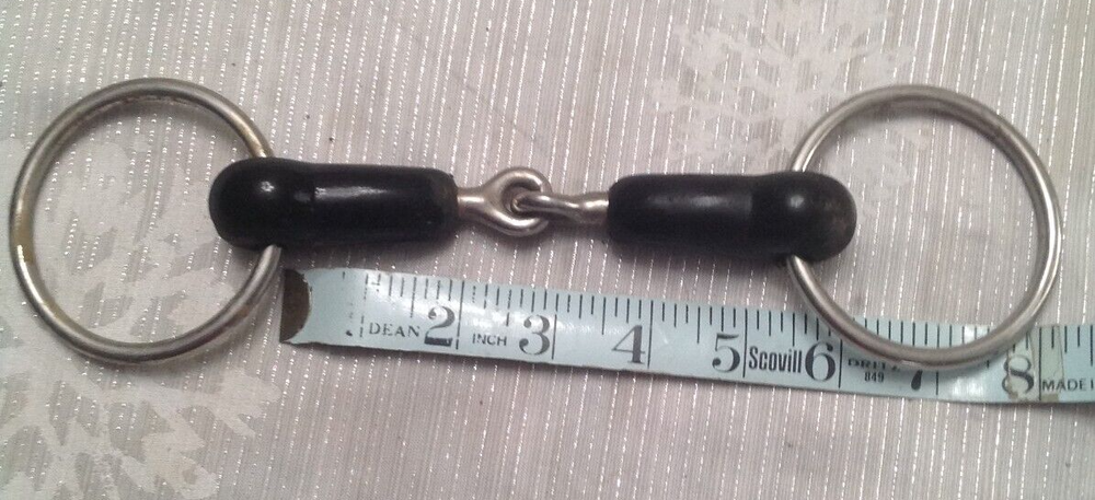 Rubber Loose Ring Snaffle Bit - 5 inches