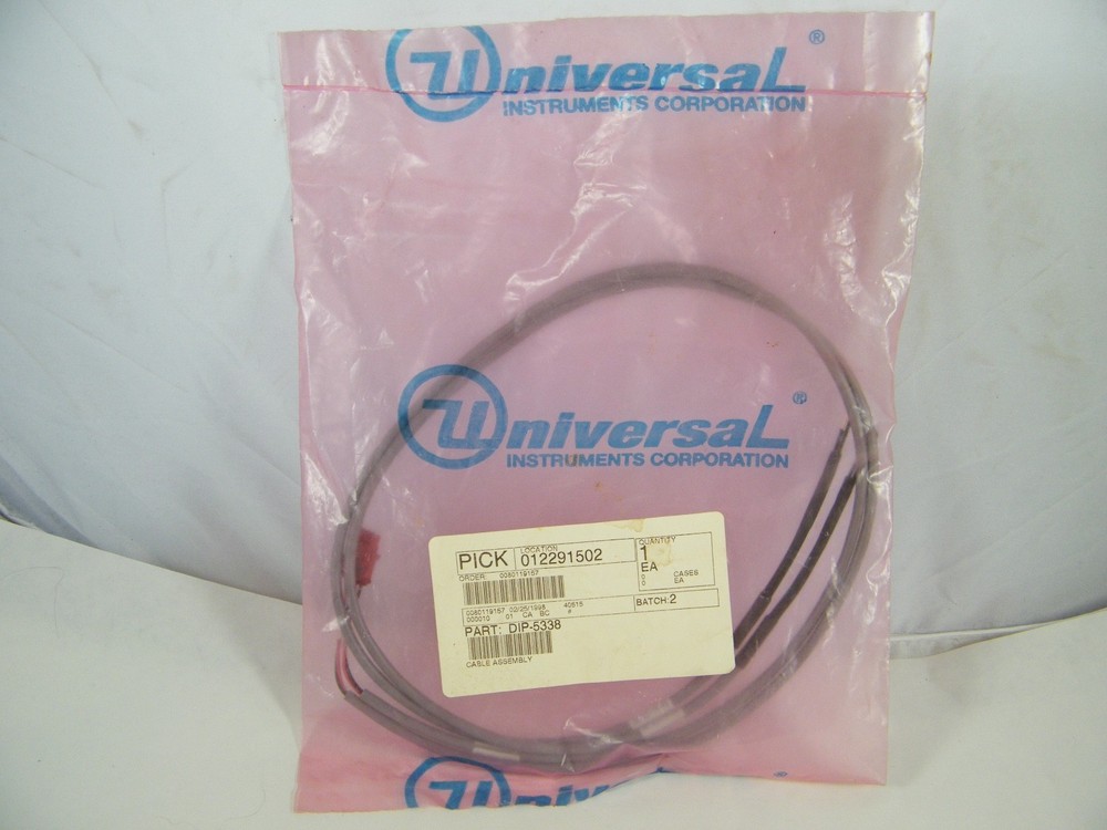 NEW ~ UNIVERSAL INSTRUMENTS ~ CABLE ASSEMBLY ~ PART NUMBER ~ DIP-5338