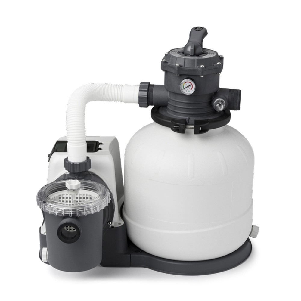 Intex 26647EG 2800 GPH Above Ground Pool Sand Filter Pump with Automatic Timer