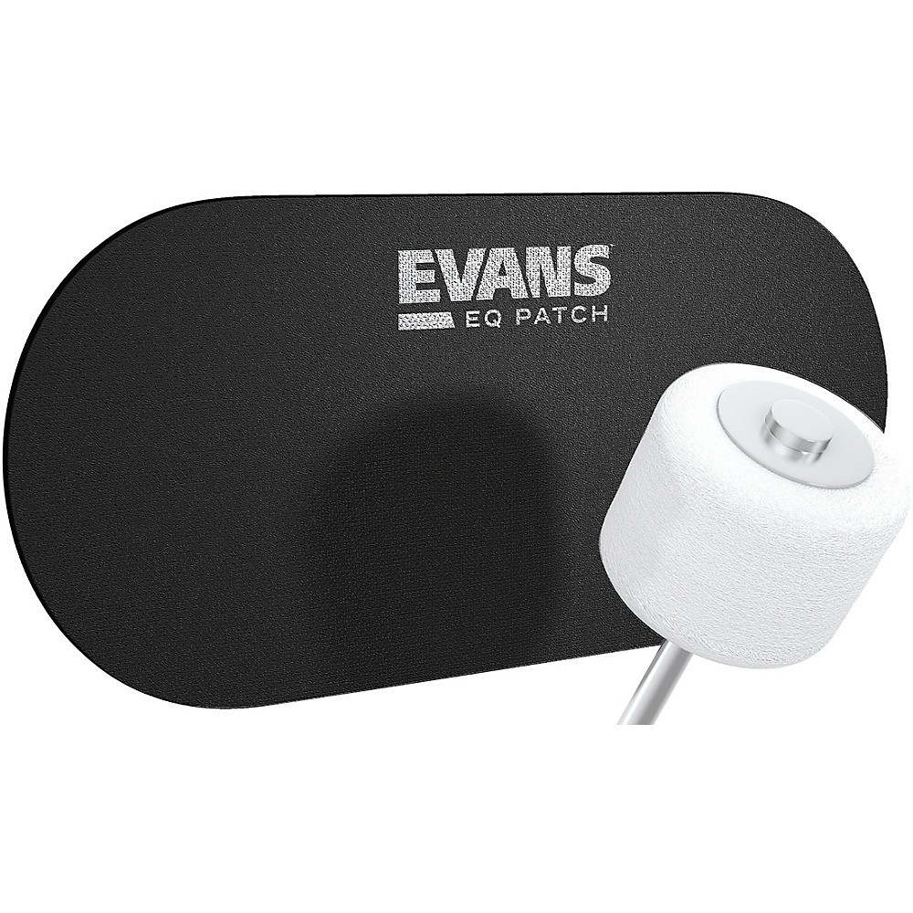 Evans EQ Double Bass Drum Patch Black