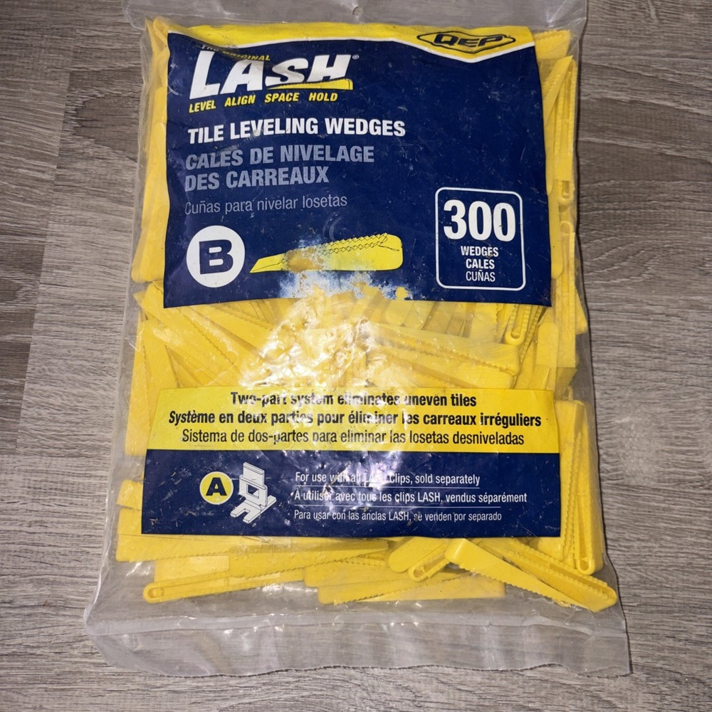 QEP LASH Tile Leveling System, Part B, Wedges (300 Pack)