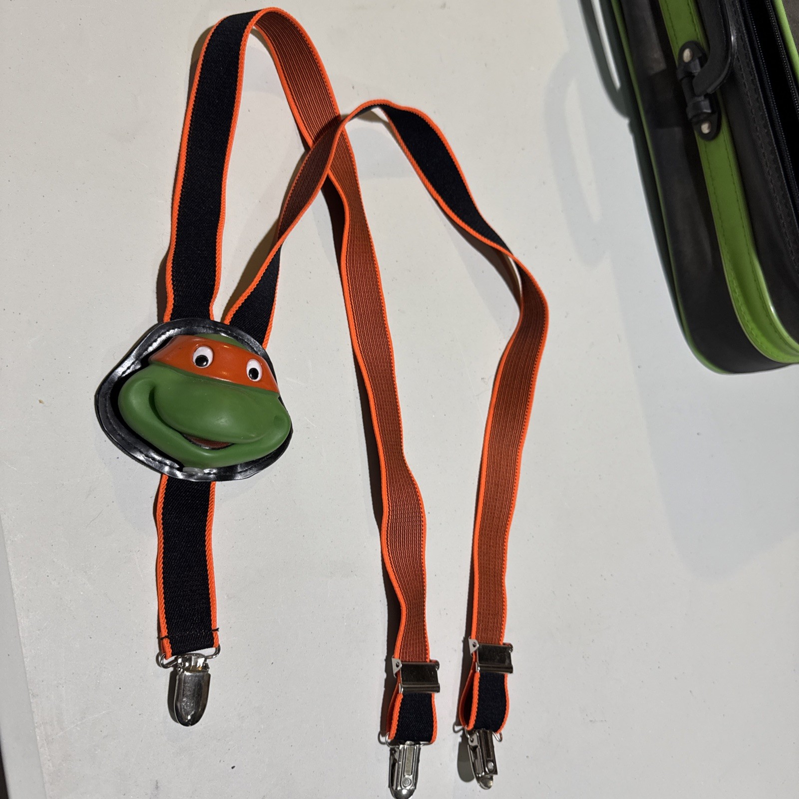 Excellent Condition Vintage 80s Teenage Mutant Ninja Turtles Kids Suspender (1F)