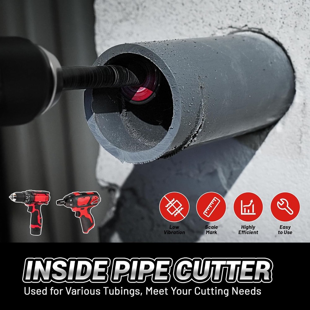 EZARC Inside Pipe Cutter for PVC Pipe, with Replaceable Diamond...