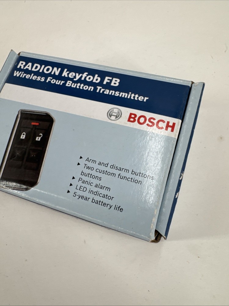 NEW Bosch RFKF-FB-A RADION Keyfob FB Wireless 4-Button Transmitter