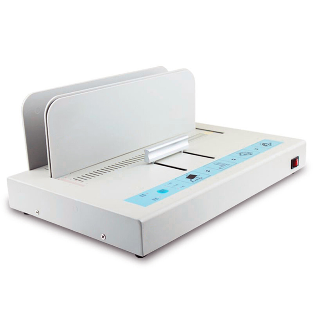 110V Universal Binding Machine Electric Book Automatic A4 Paper Binder Puncher