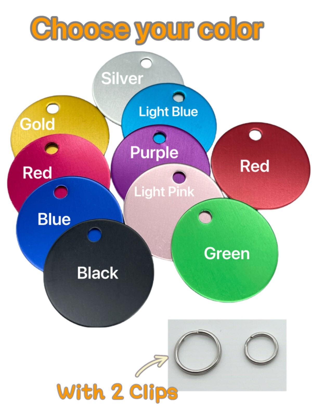 PAWPAW TAGS Customize Dog Cat ID Tags Personalized Pet ID Tags Designed