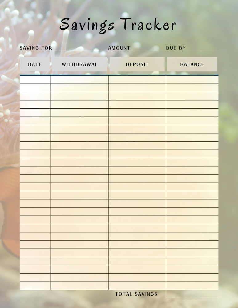 Sea Creatures Planner & Grateful Themed Journal