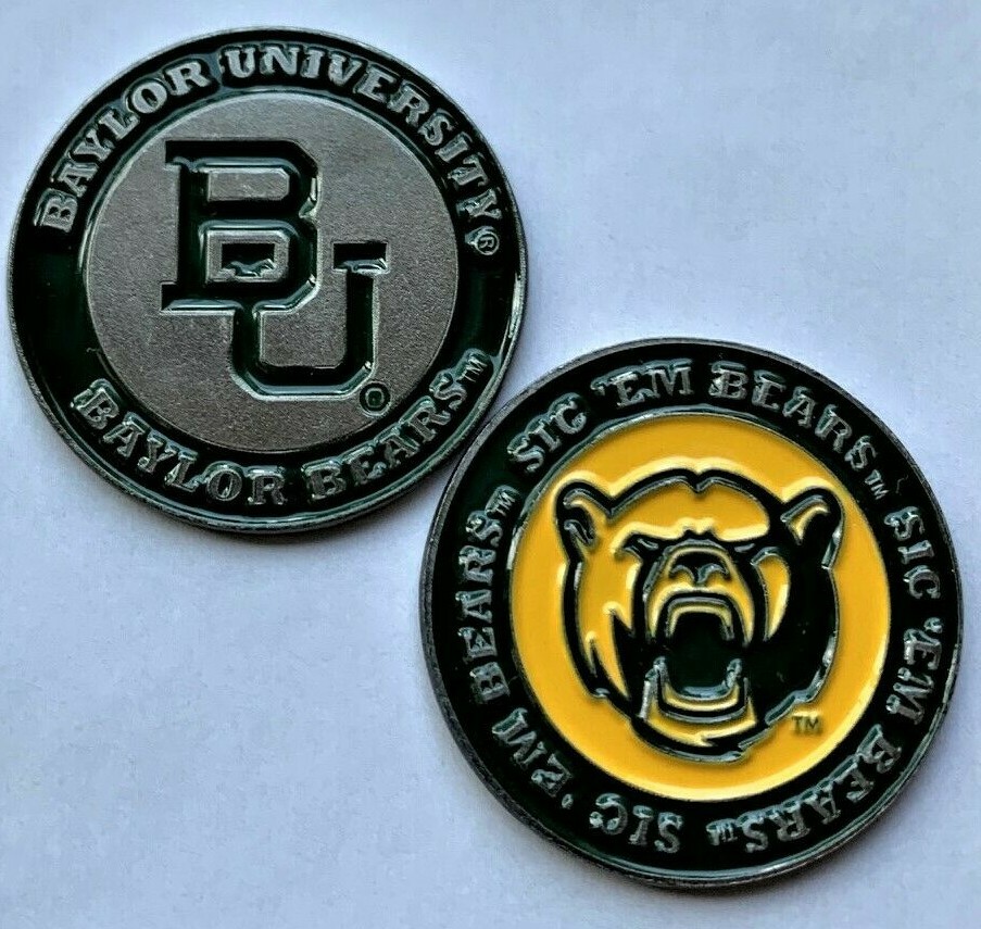 Baylor Bears Golf Ball Marker New