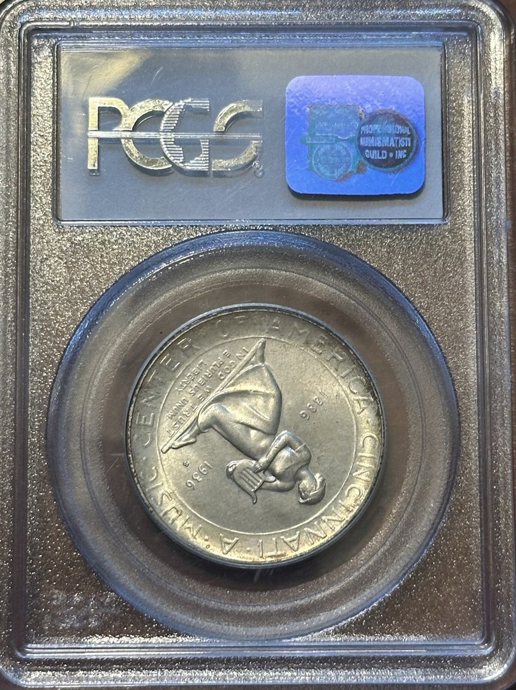 1936-S Cincinnati Half 50c - PCGS MS66