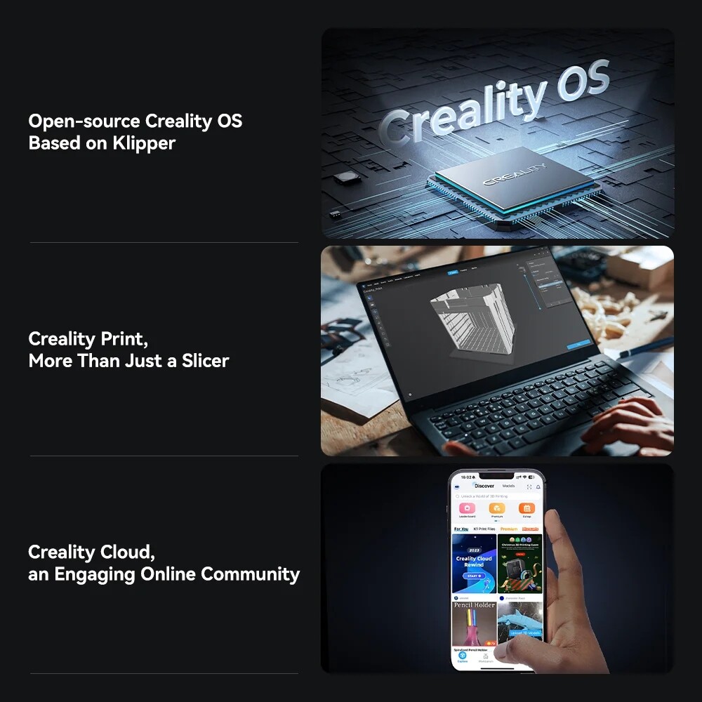 【Refurbished】Creality Ender 3 V3 Plus 3D Printer CoreXZ 600mm/s High Speed