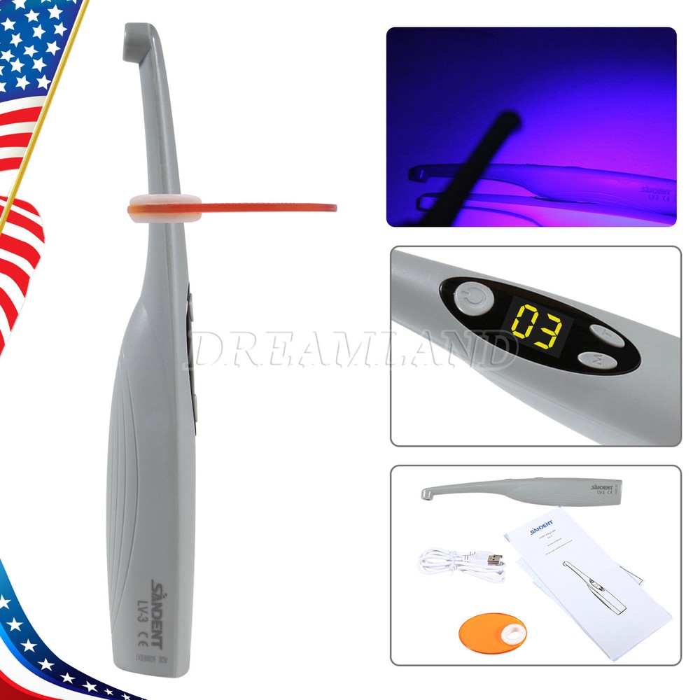 Dental Cordless Wireless Classic LED Curing Light 3S Curing