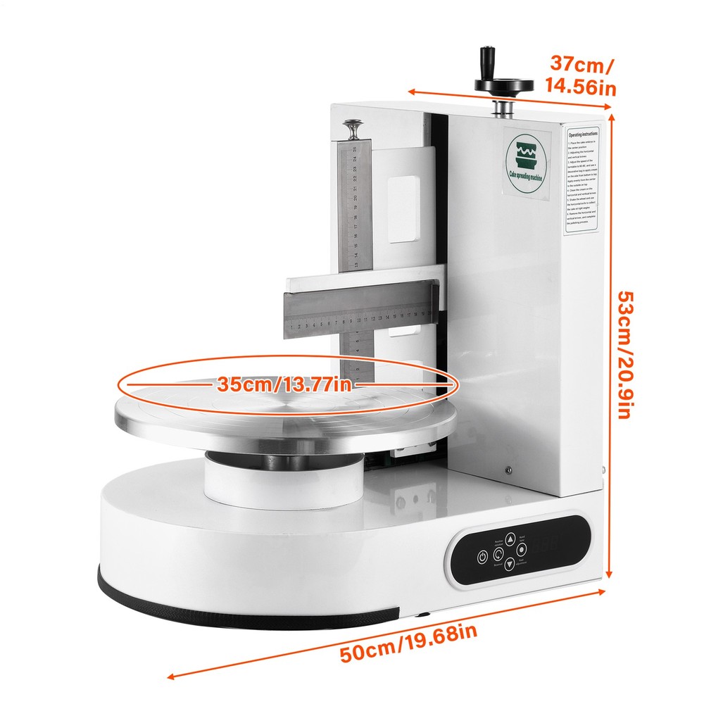 Automatic Cake Cream Spreading Coating Smearing Machine 110V Decorating Spreader
