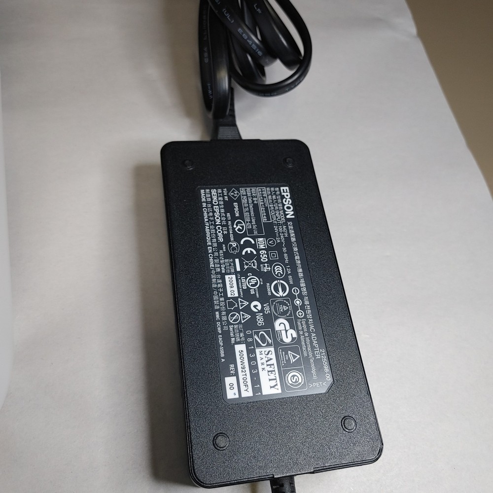 Epson DS-575W Duplex Document Scanner with Power Adapter (Missing Part)