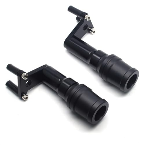 Motorcycle Frame Sliders Falling Crash Protector Guards No Cut Kits Black