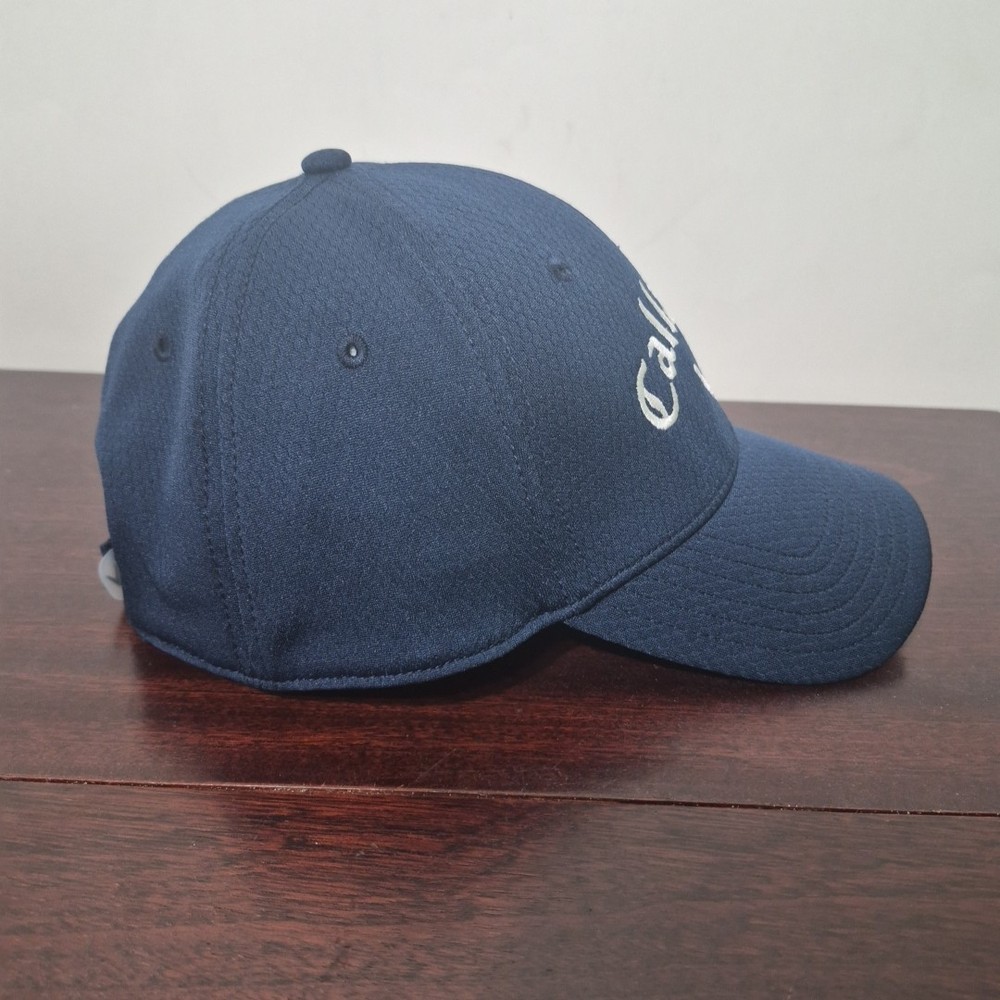 Callaway Golf Hat Cap Blue Adjustable OSFA Strap Back Breathable Embroidered