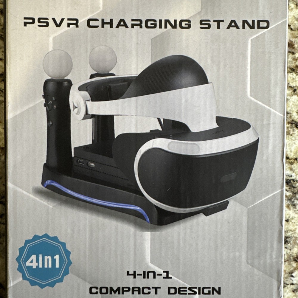 sky win psvr charging stand 4 in 1 compact design
