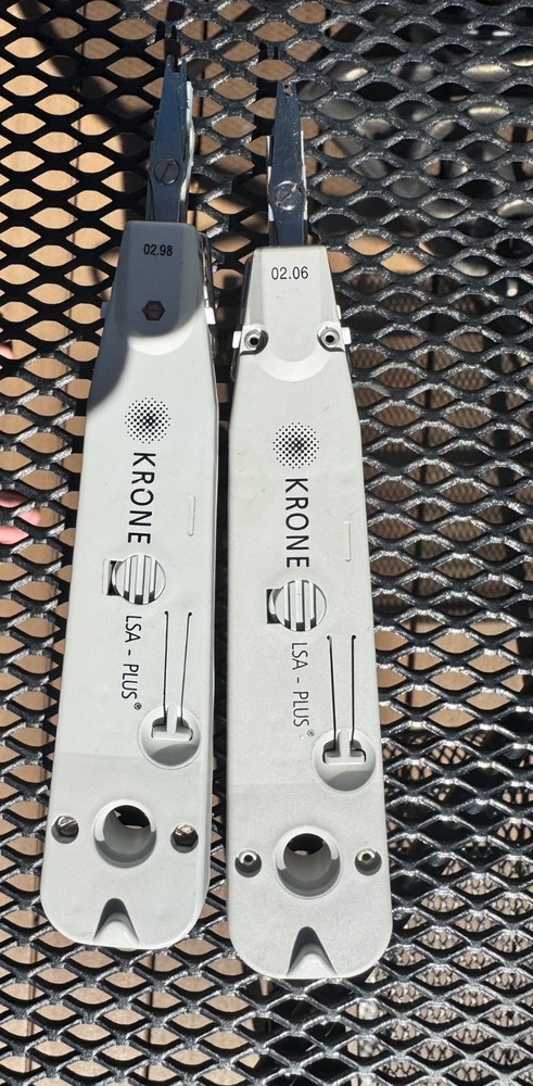 KRONE LSA-PLUS Punch Down Tool w/ Sensor 6647 2 055-01 Telecom Insertion
