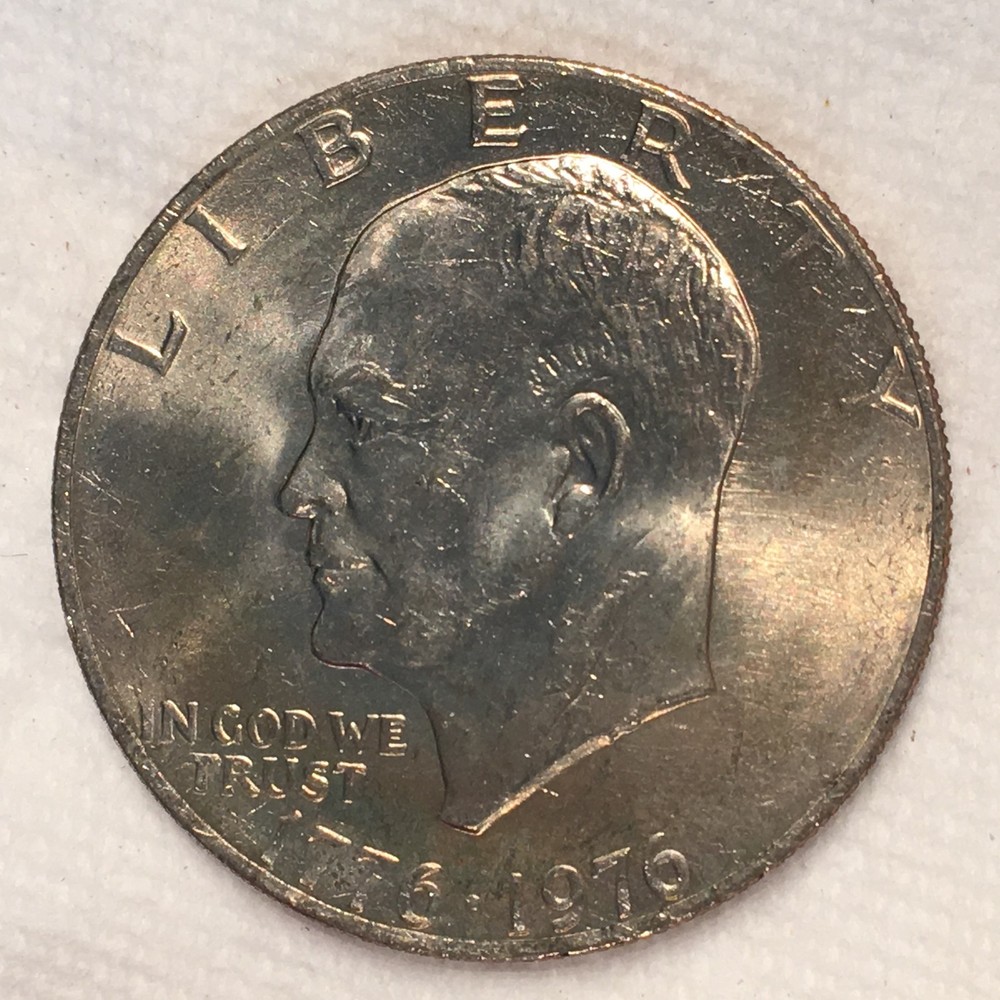 1976 Ty2 Eisenhower IKE Dollar Uncirculated - High Quality Scans #B637