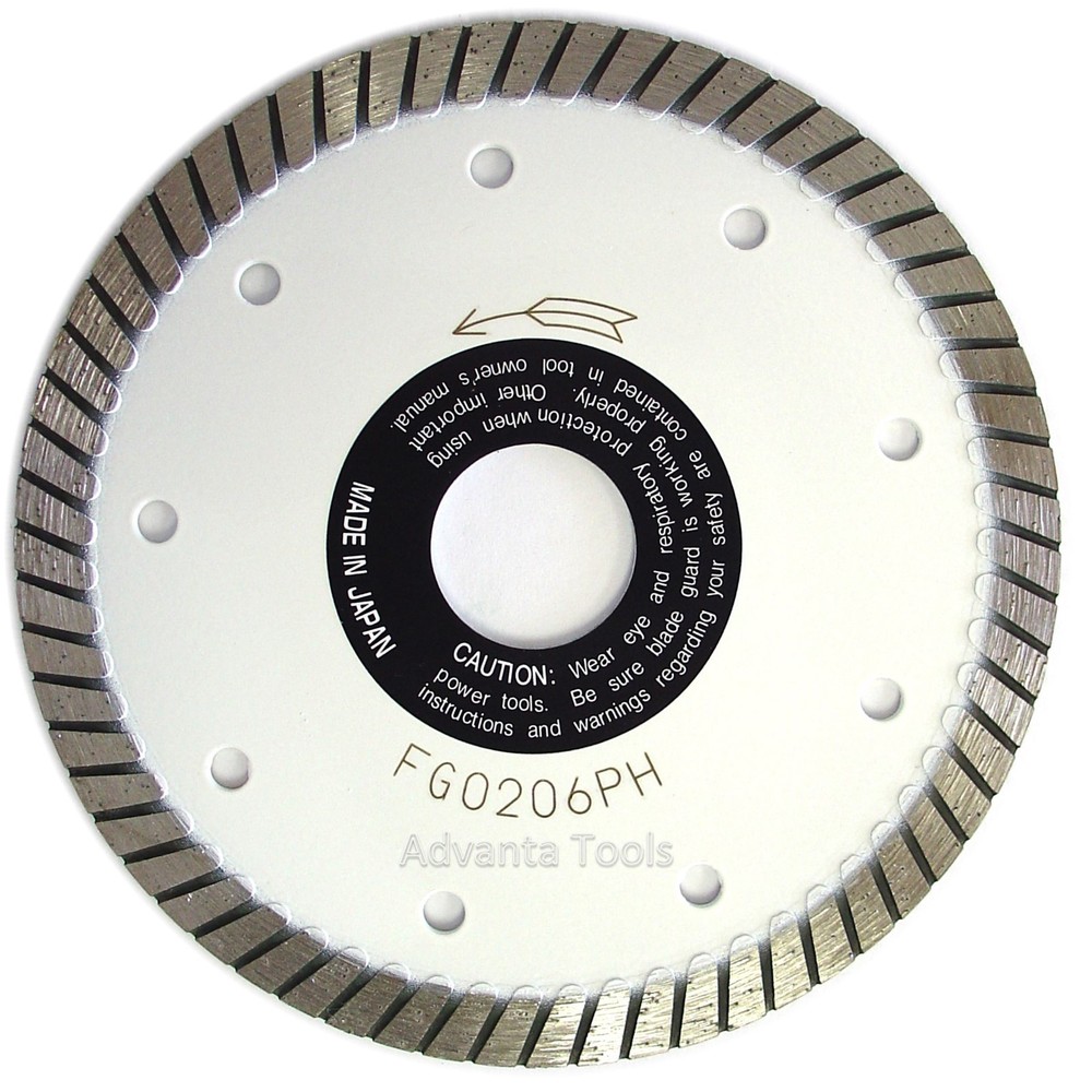 4-1/2” Alpha Eclipse II Diamond Saw Blade for Stone Tile Granite Hard Concrete