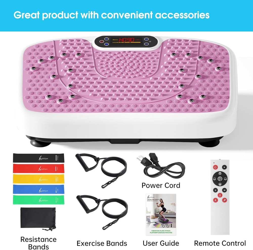 Lymphatic Drainage Vibration Platform - Remote-Controlled Full Body Workout