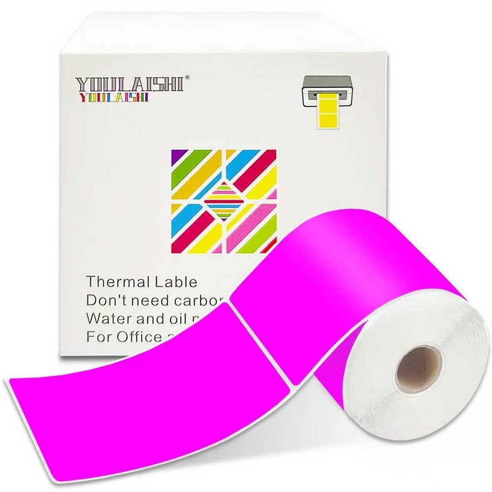 3 X 5 Inch Printable Waterproof Rectangle Color Coding Labels, 300 Per Roll A...