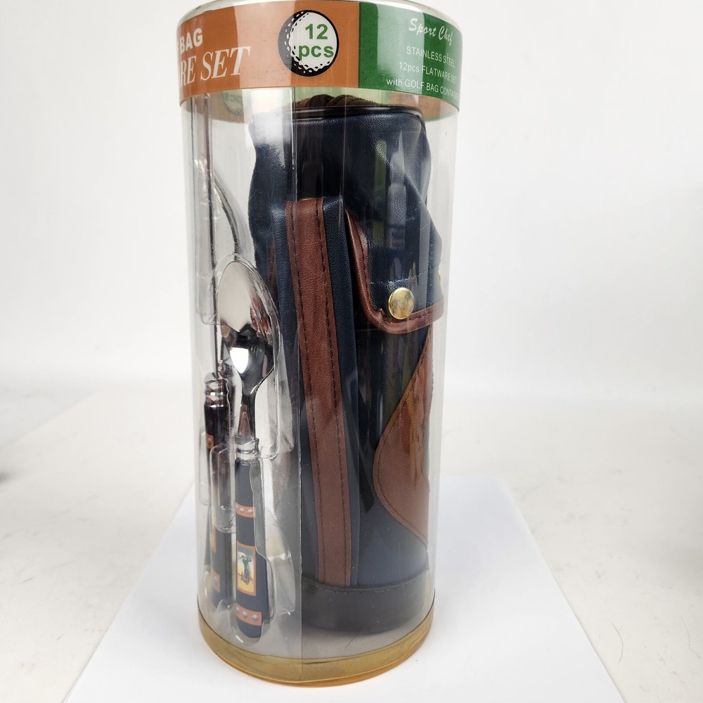 Sport Chef Golf Bag 12 Piece Flatware Set Blue