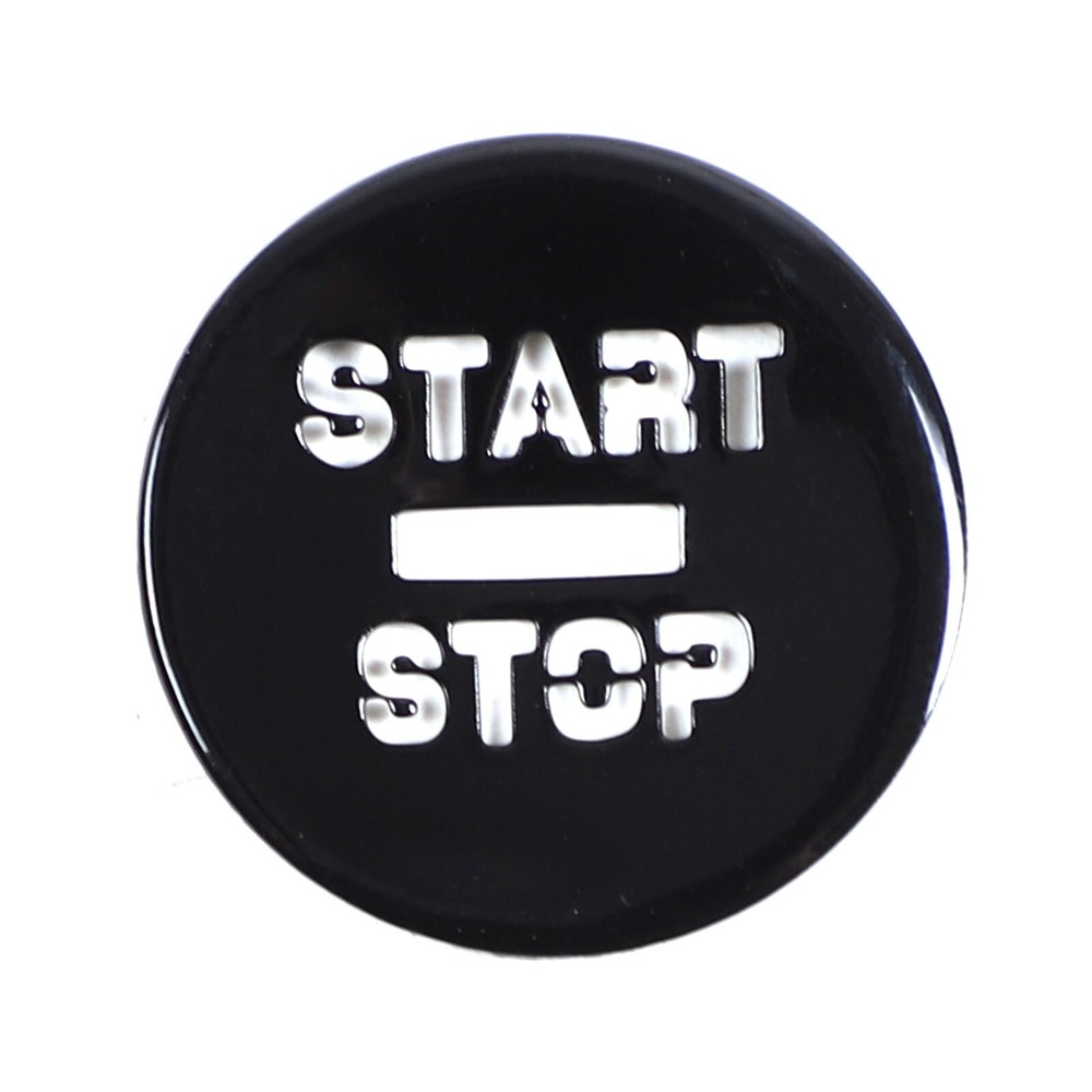 Glossy Black Engine Start Stop Push Button Switch Cover For Jaguar XF 2008-2015
