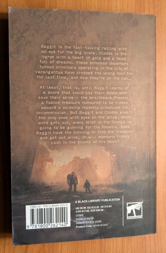Wraithbone Phoenix warhammer 40k paperback warhammer crime