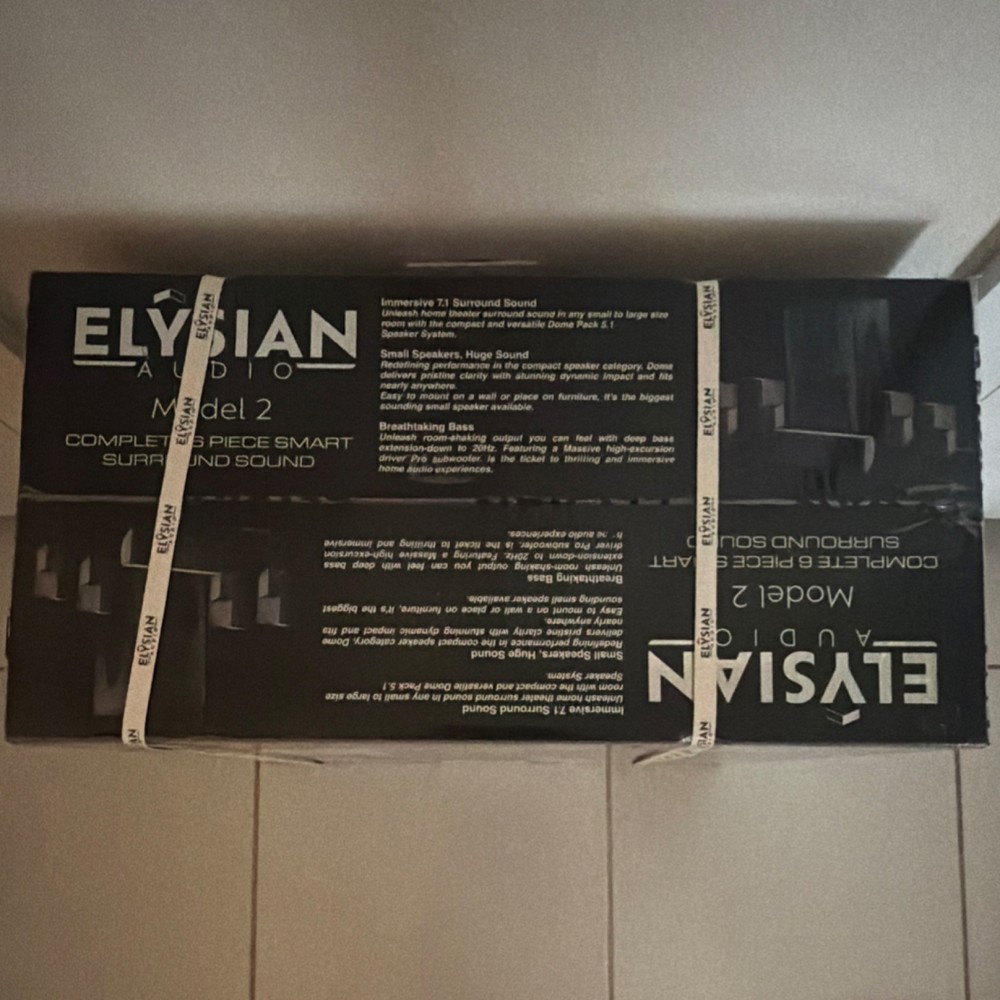 Elysian Audio Model 2 7.1 Wireless Smart Home Theater System 2600W Black