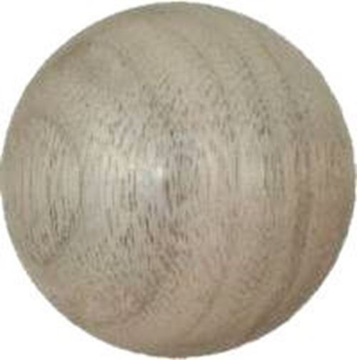 Domed Turned Walnut Rosette