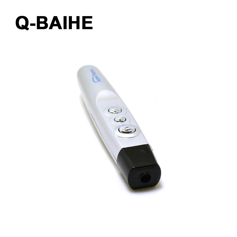 PPT 650nm USB Wireless RF Remote PPT Presentation Red Laser Pointer/Pen Silver