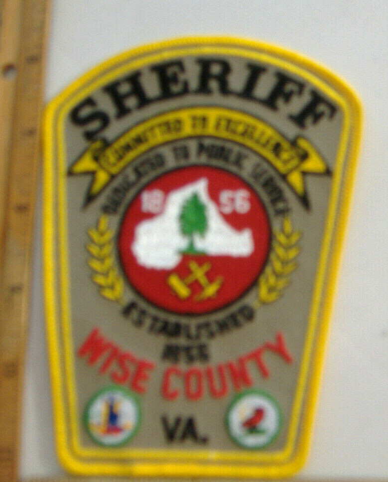 WISE COUNTY VIRGINIA POLICE FABRIC PATCH