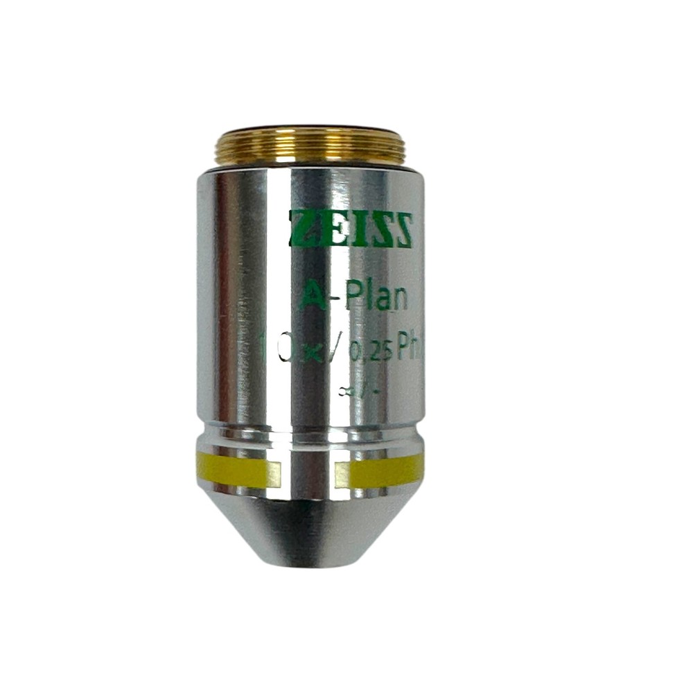 Zeiss A-Plan 10x/0.25 Ph1 Microscope Objective Lens 44 10 31 Infinity/-