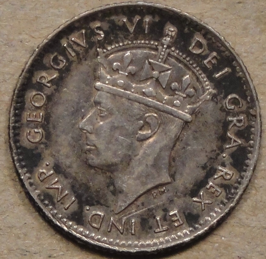 Newfoundland 1945-C Five Cent Silver as Pictured