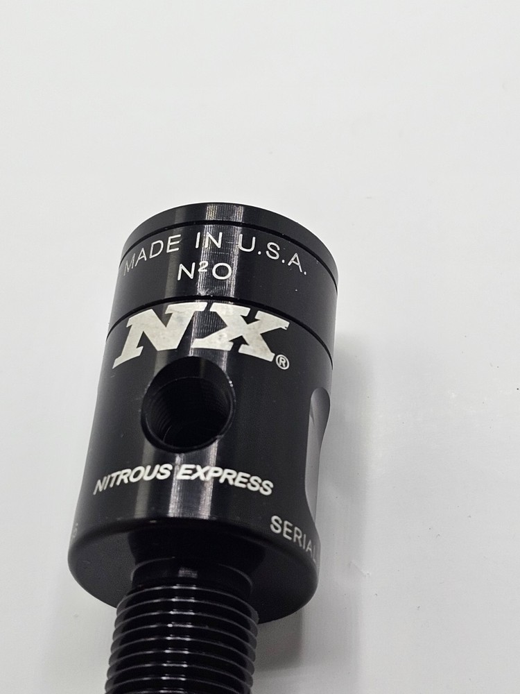 Nitrous Express 11696 Black 5/8" Thread Motorcycle Bottle Valve