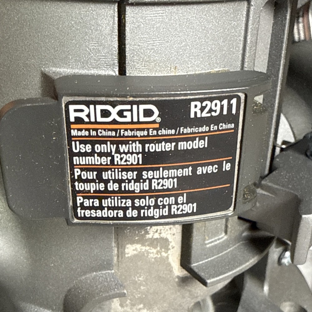 RIDGID ROUTER R2901 / R2911