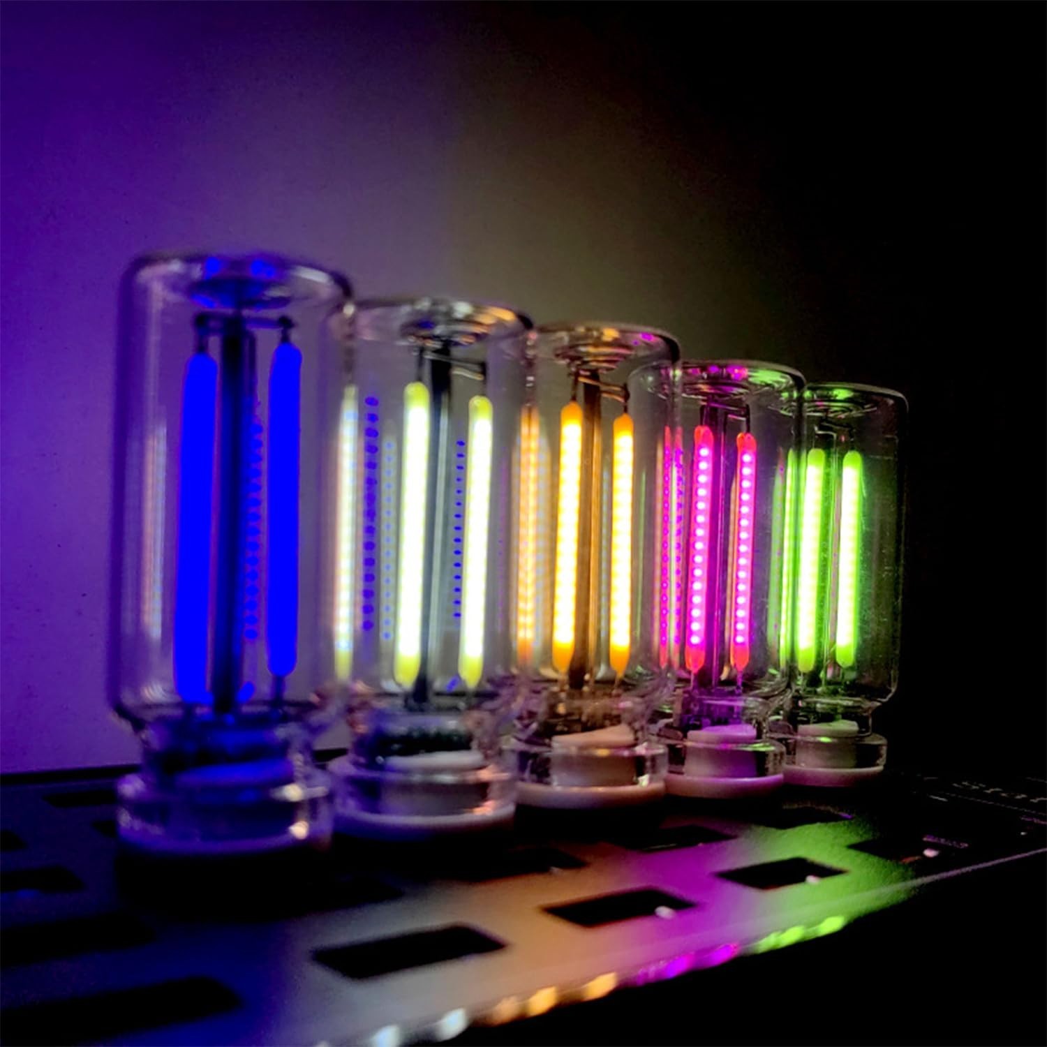 USB Car Night Light, Touch-Switch Dimmable Portable Night Light Plug and Play