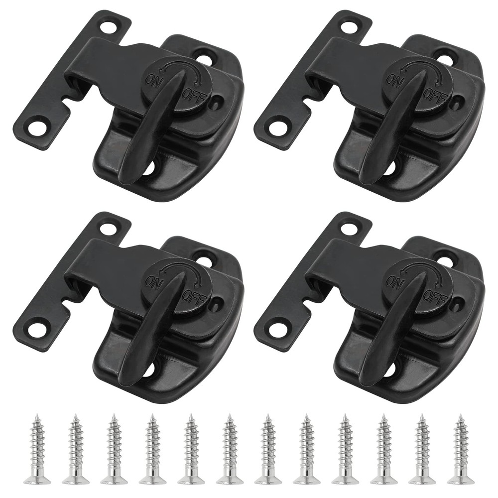 4Pieces Metal Dining Table Locks Dining Training Table Buckles Latches Table...