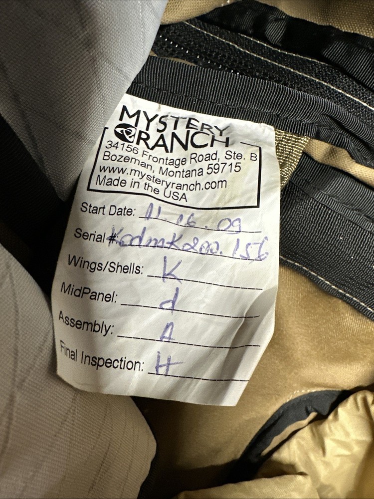 MYSTERY RANCH KODIAK BACKPACK Coyote Brown Medium