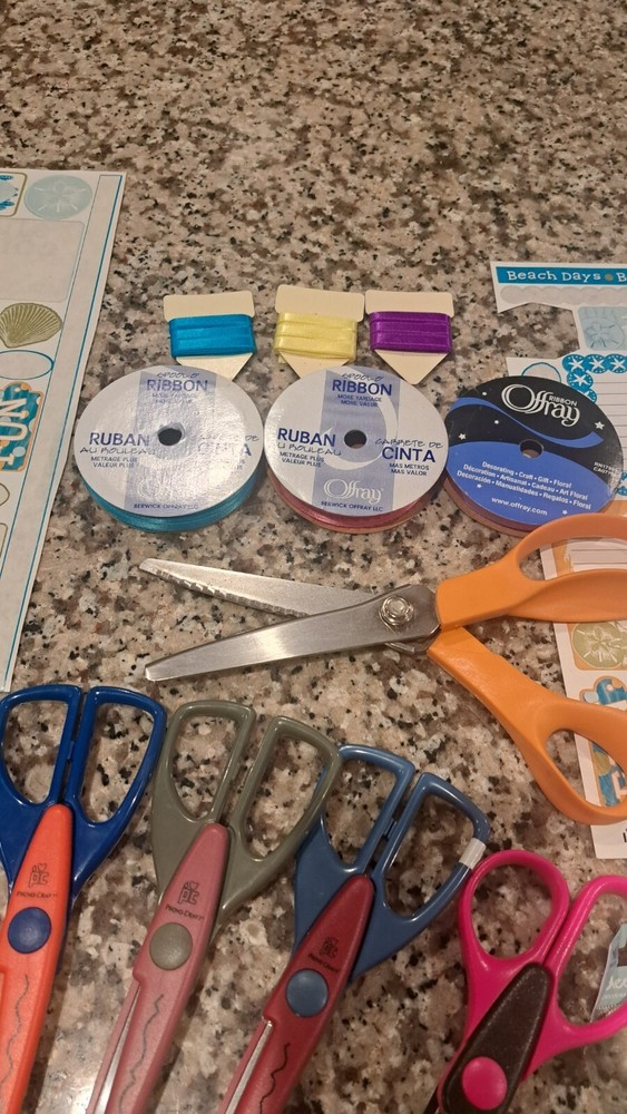scrapbooking supplies lot