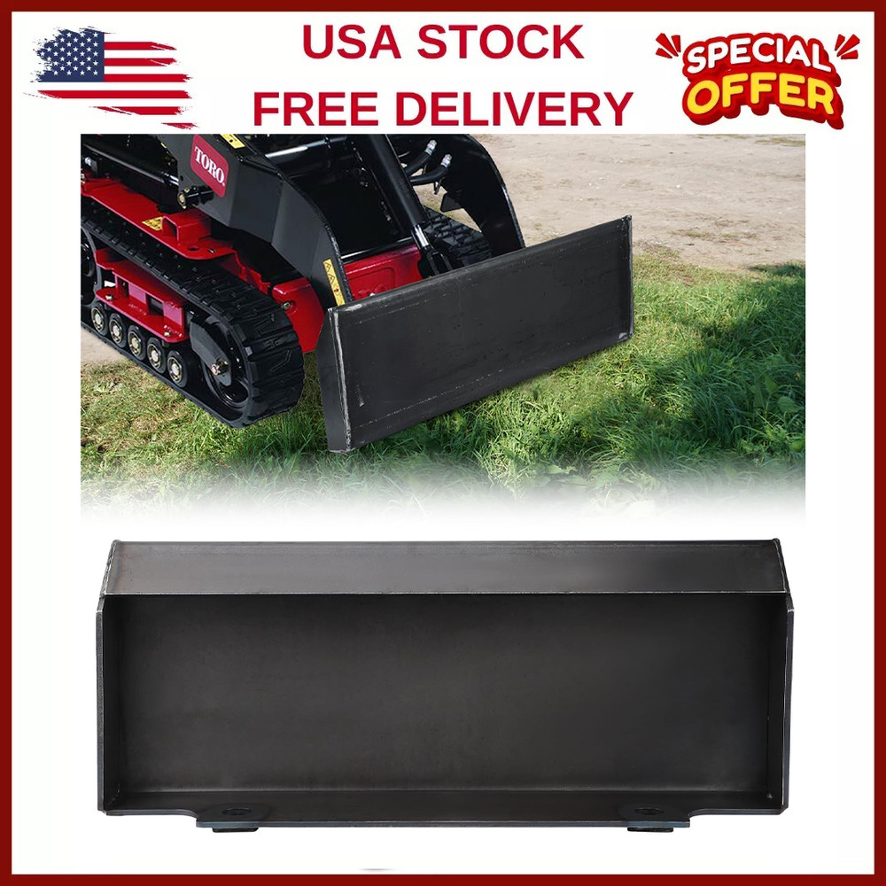 ⭐1/2" Thick Inserts 1/4" Mini Skid Steer Quick Mount Attachment Adapter Plate