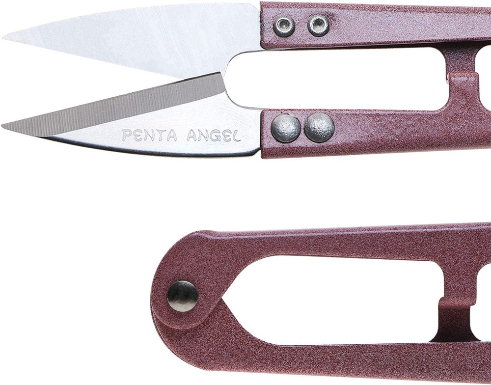 2Pcs Multicolor Mini Sewing Scissors Clipper 2Pcs Leather Scissors Sheath Cover